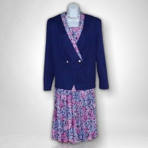 NWOT Vintage Pablo Collection Skirt & Jacket Set